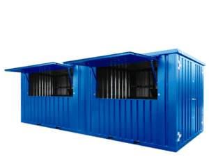 20 Fuß Imbisscontainer / Barcontainer / Eventcontainer RAL5010