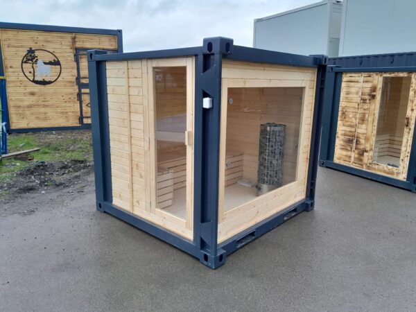 4136615134 6FT Sauna Container aus Holz