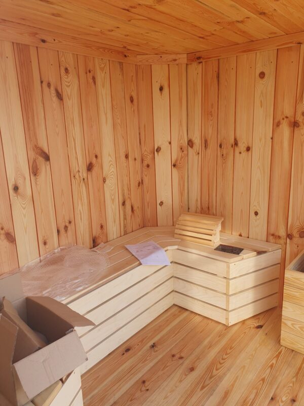 43578688211 6FT Sauna Container aus Holz