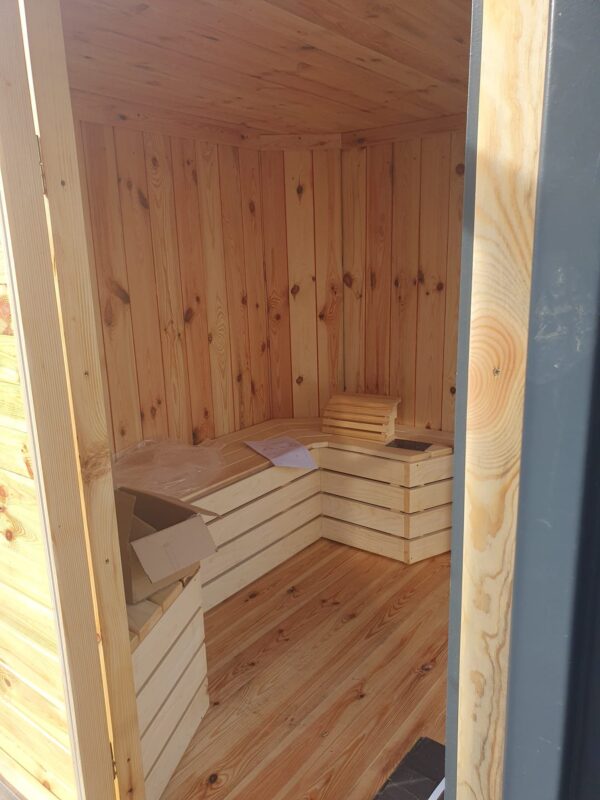5163369722 6FT Sauna Container aus Holz