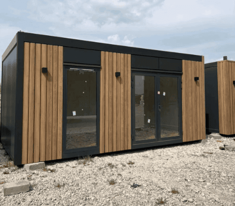 2 Bürocontainer 7x3m kaufen | Isoliert & modern